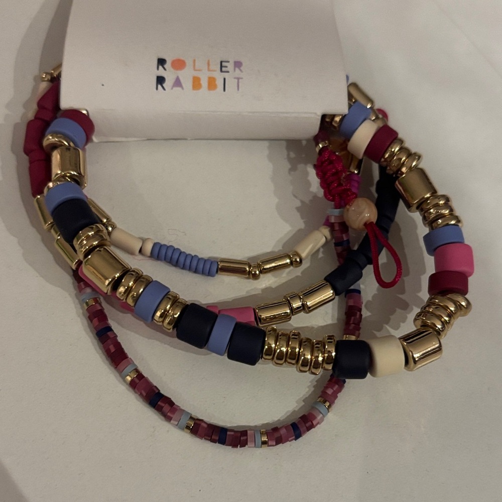 Roller Rabbit Colorful Beaded Bracelet Stack